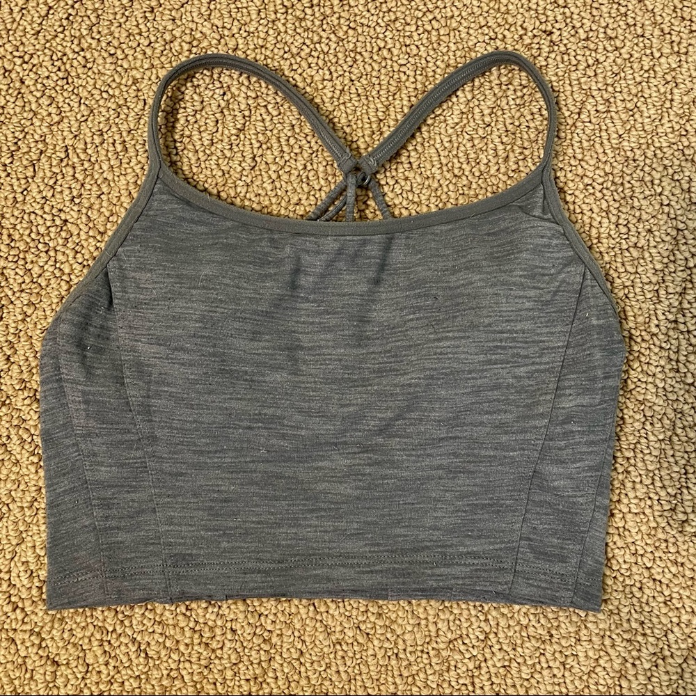 FINAL $ DROP ✨Athleta grey longline bra (XS)